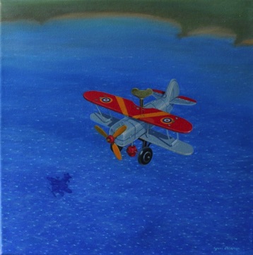 Joy Flight - Oil on canvas 40cmx40cm
